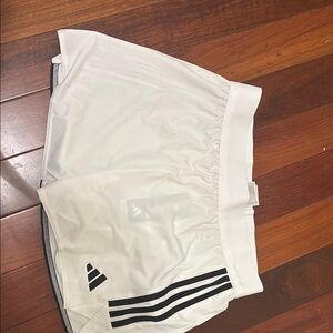Adidas White Sports Shorts